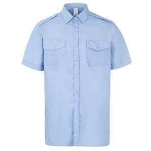 Men's Pilot Shirt Short Sleeved