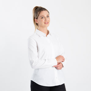 Women's  Long Sleeve Oxford Shirt